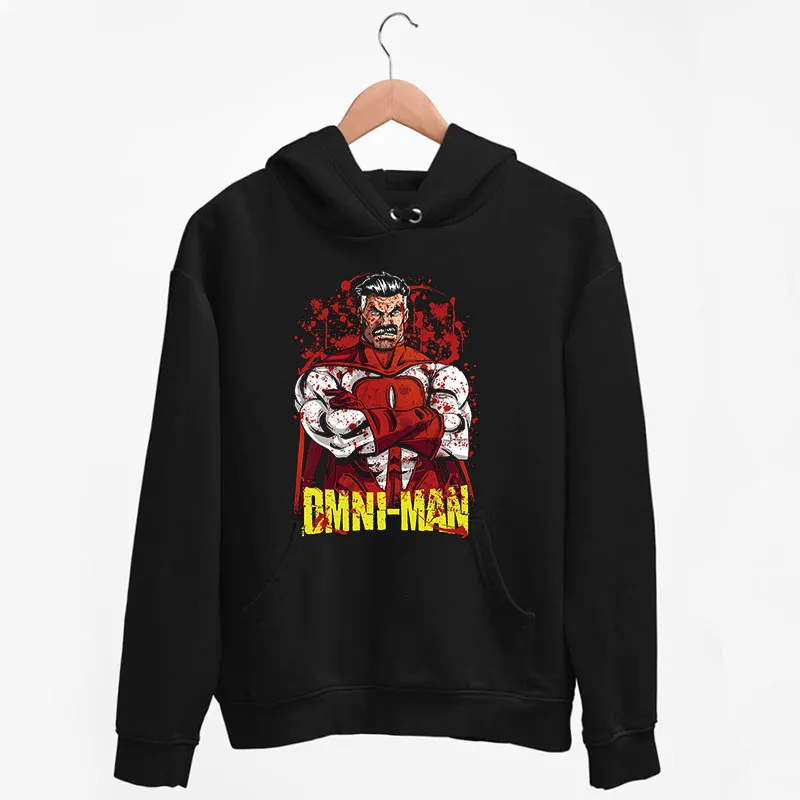 Black Hoodie Vintage Inspired Thr Fight Omni Man Shirt