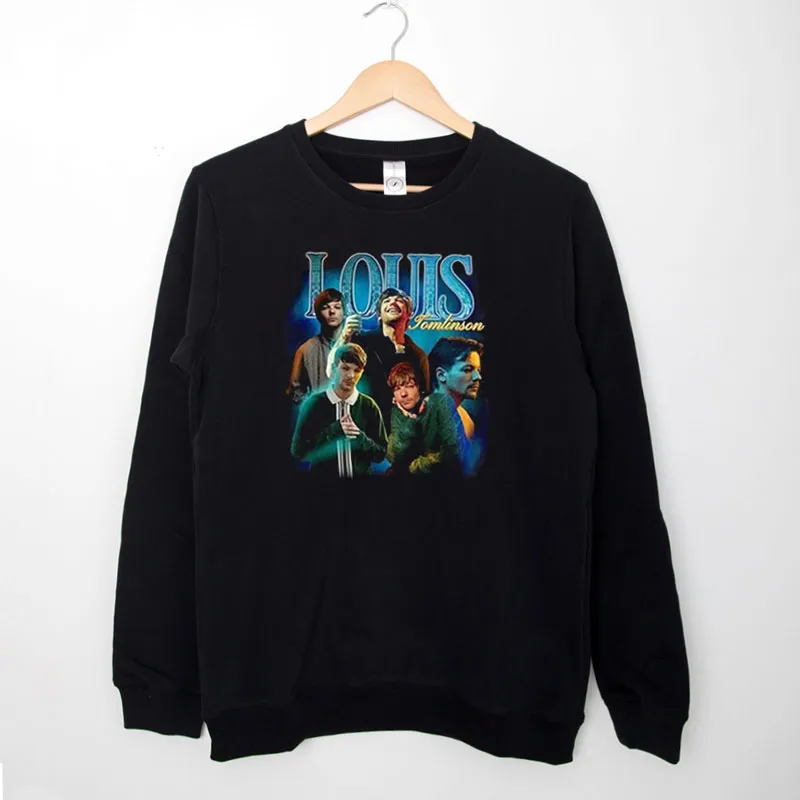Black Sweatshirt 90s Vintage Louis Tomlinson Merch Shirt