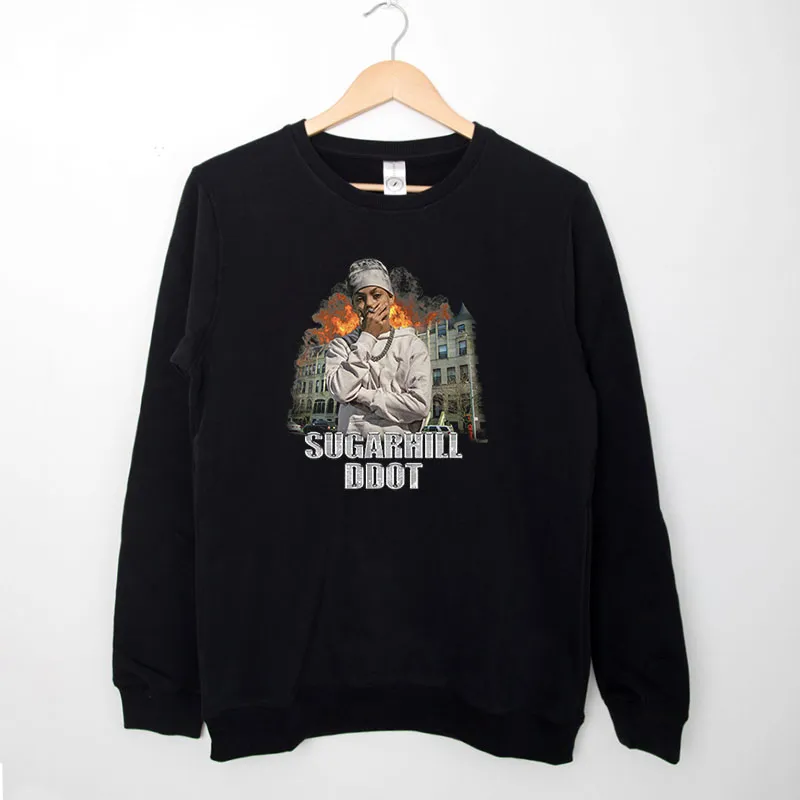 Black Sweatshirt 90s Vintage Sugarhill Ddot Merch Shirt