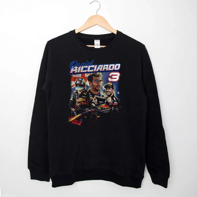 Black Sweatshirt Formula One Racing Daniel Ricciardo Merch Shirt