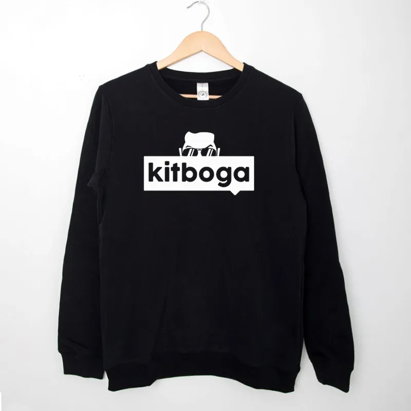 Black Sweatshirt Funny Kitboga No Glasses Shirt