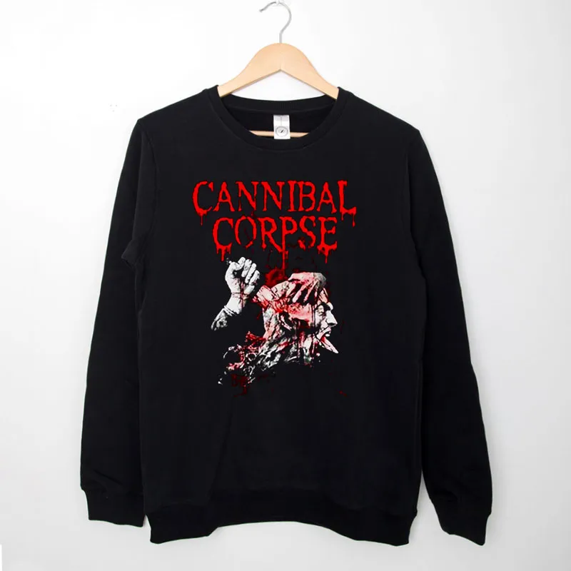 Black Sweatshirt I Cum Blood Cannibal Corpse Merch Shirt