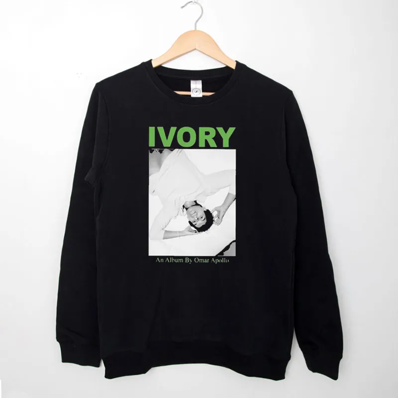 Black Sweatshirt Ivory Album Omar Apollo Shirt