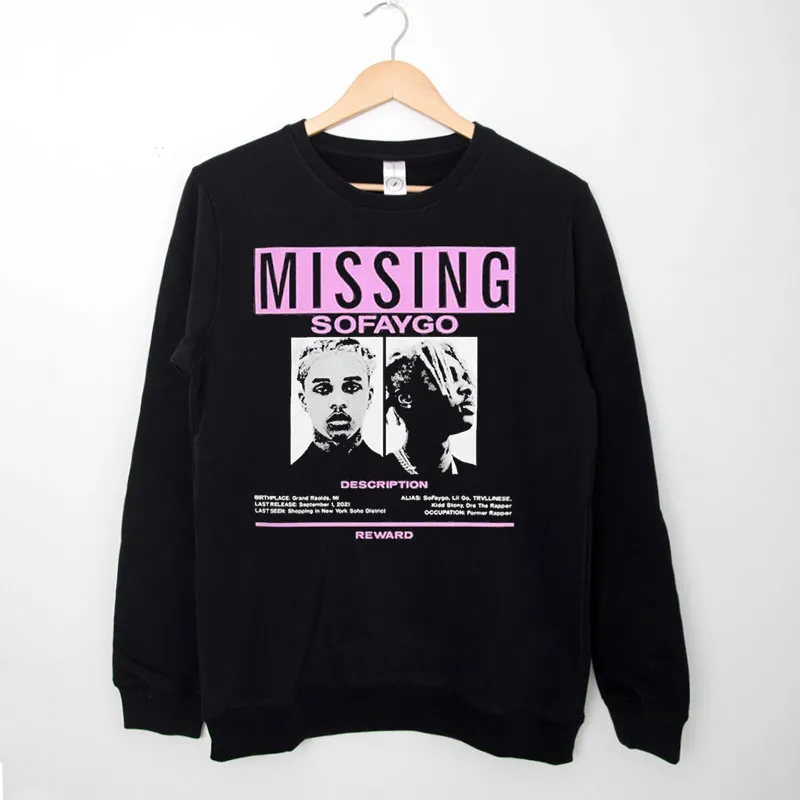 Black Sweatshirt Official B4 Pink Missing Sofaygo Shirts