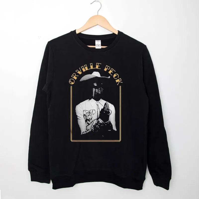 Black Sweatshirt Praying Portrait Orville Peck Merch Shirt