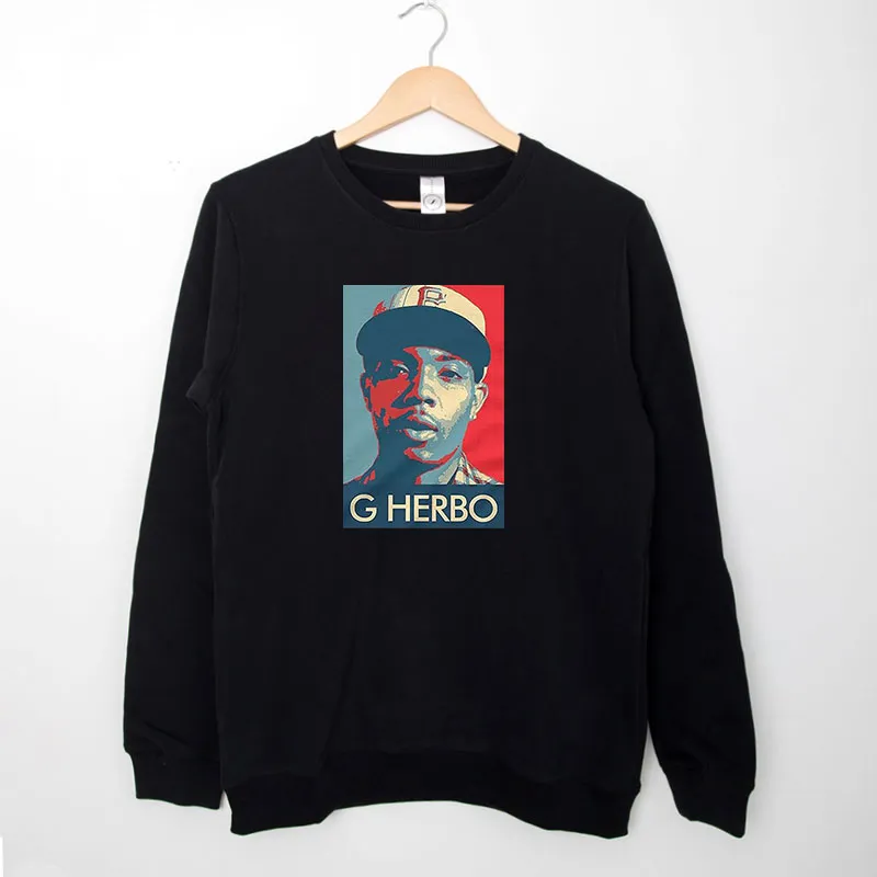 Black Sweatshirt Rapper Hip Hop G Herbo Merch Shirt
