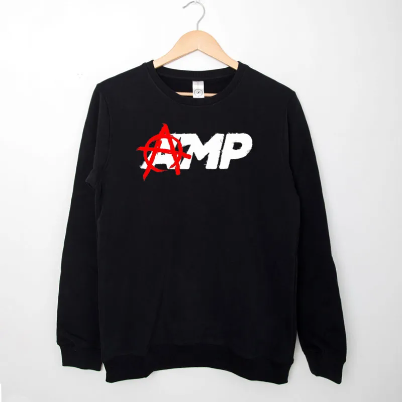 Black Sweatshirt Retro Anarchy Amp Merch Shirt