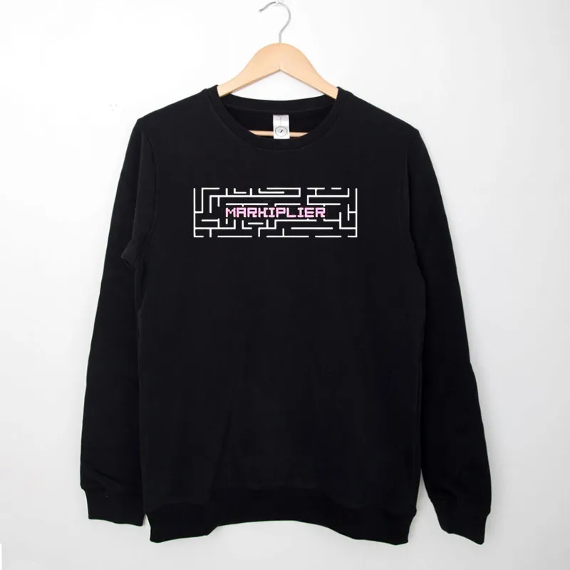 Black Sweatshirt Retro Maze Markiplier Merch Shirt