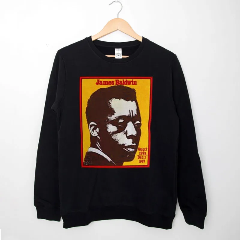 Black Sweatshirt Retro Morrissey James Baldwin T Shirt