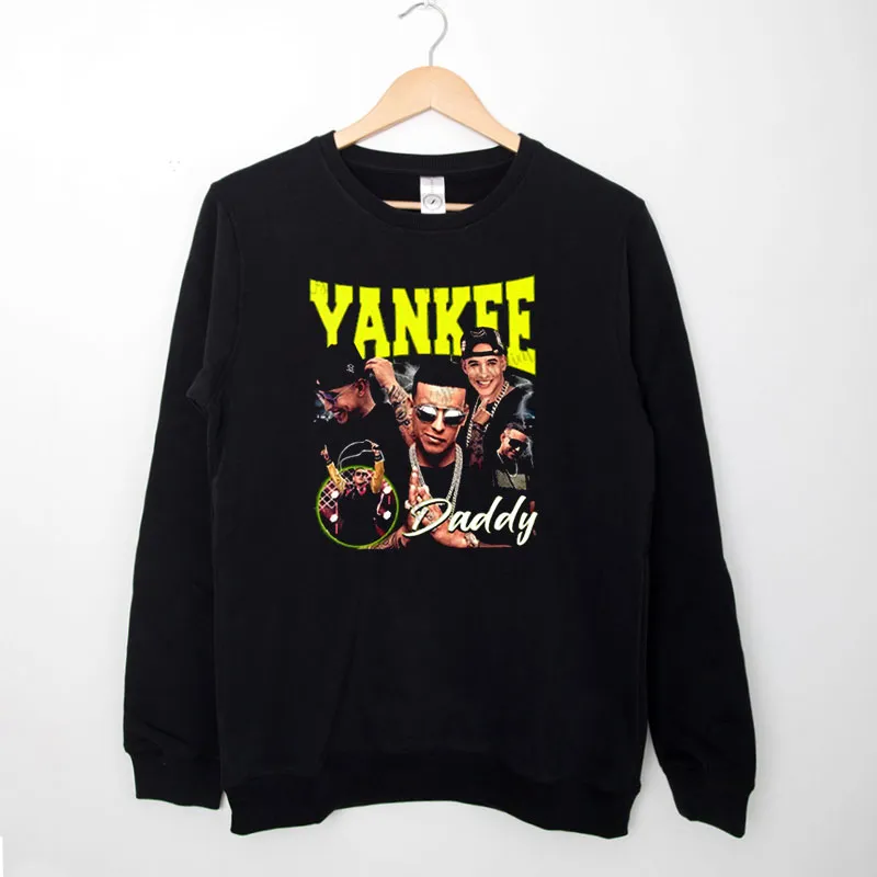 Black Sweatshirt Retro Vintage Daddy Yankee Merch Shirt