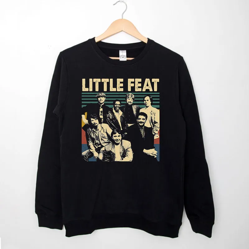 Black Sweatshirt Retro Vintage Little Feat T Shirts