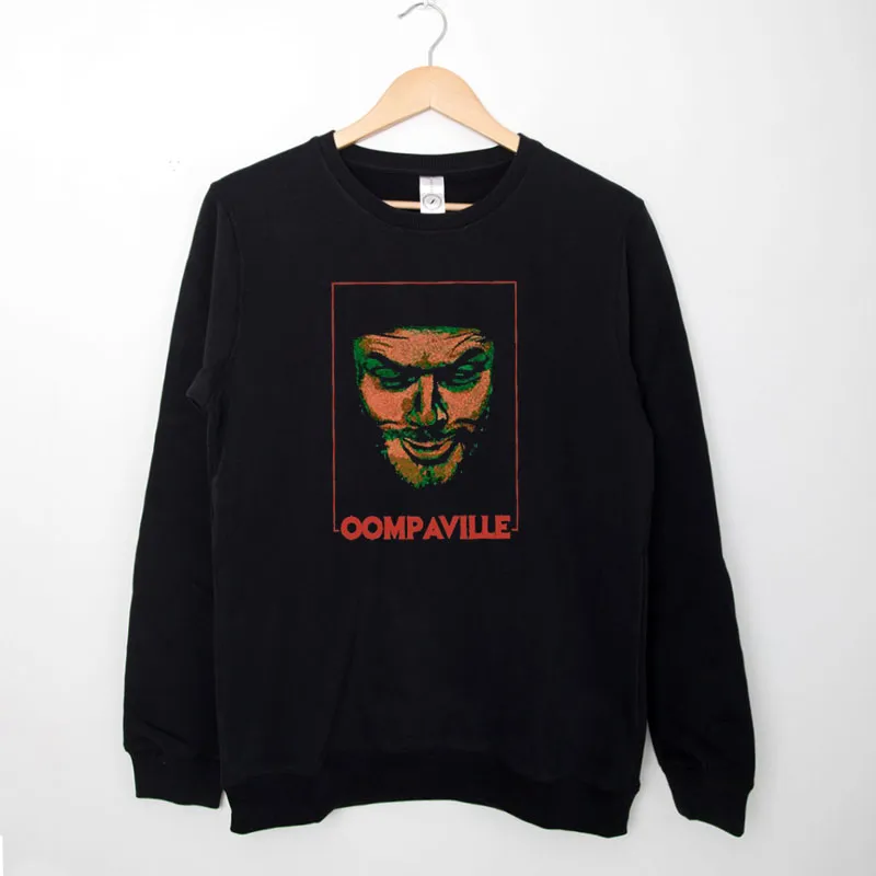 Black Sweatshirt Retro Vintage Oompaville Merch Shirt