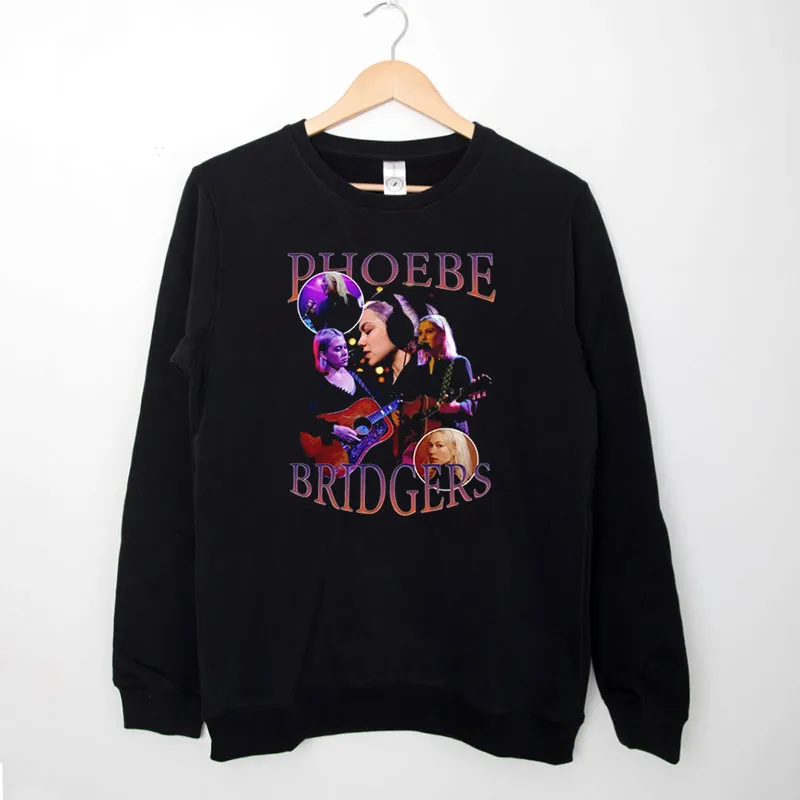 Black Sweatshirt Retro Vintage Phoebe Bridgers Merch Shirt