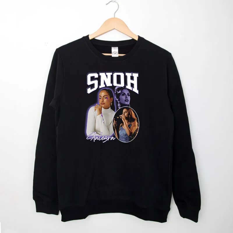 Black Sweatshirt Retro Vintage Snoh Aalegra Merch Shirt