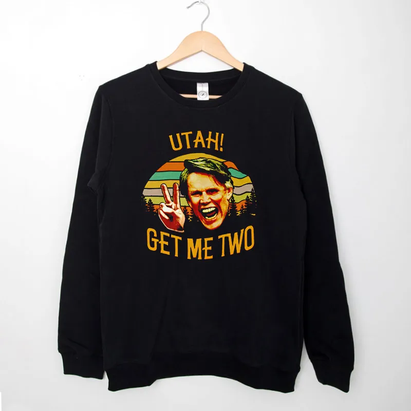 Black Sweatshirt Vintage Angelo Utah Get Me Two Shirt