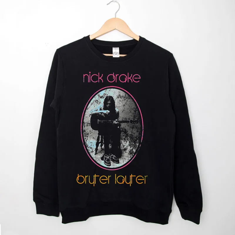 Black Sweatshirt Vintage Bryter Layter Nick Drake Shirt