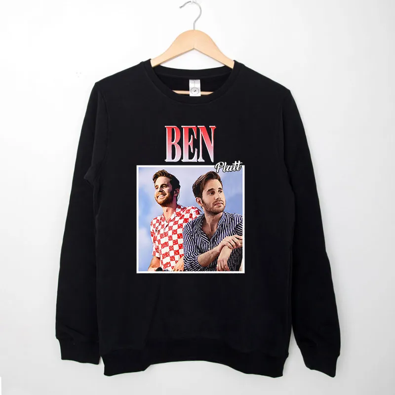Black Sweatshirt Vintage Inspired Ben Platt Merch Shirt