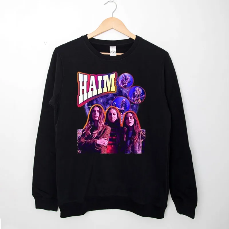 Black Sweatshirt Vintage Inspired Haim Merch Shirt