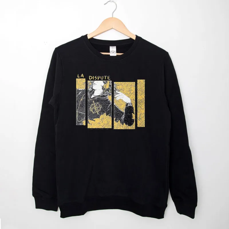 Black Sweatshirt Vintage Inspired La Dispute Merch Shirt
