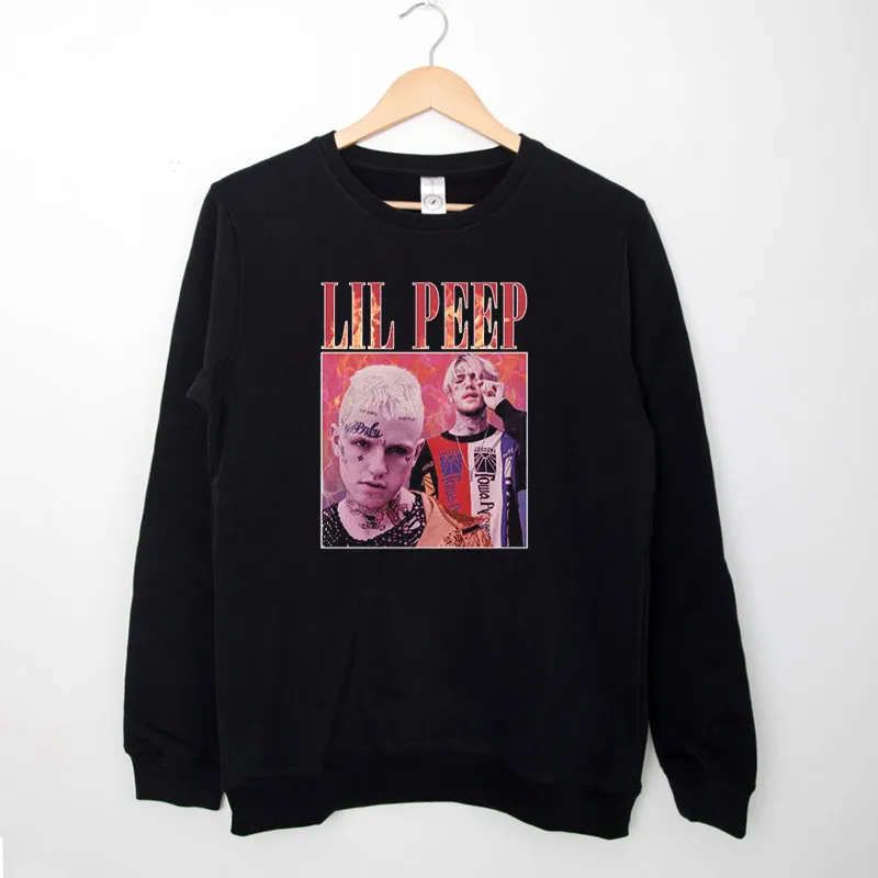 Black Sweatshirt Vintage Inspired Lil Peep Merch Shirt