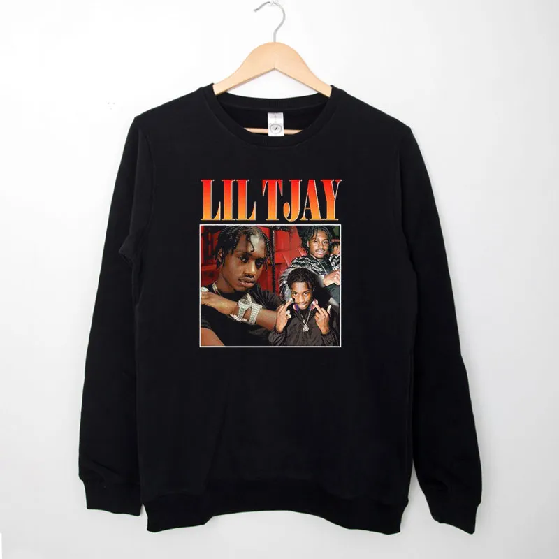 Black Sweatshirt Vintage Inspired Lil Tjay Merch Shirt