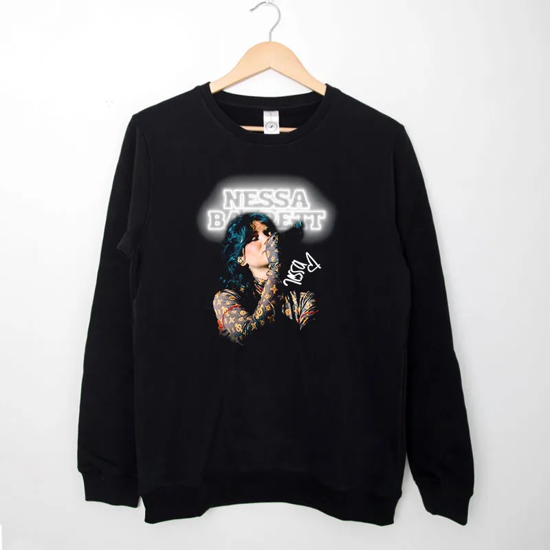 Black Sweatshirt Vintage Inspired Nessa Barrett Merch Shirt