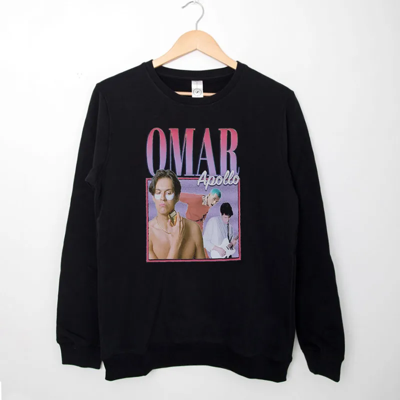 Black Sweatshirt Vintage Inspired Omar Apollo Merch Shirt