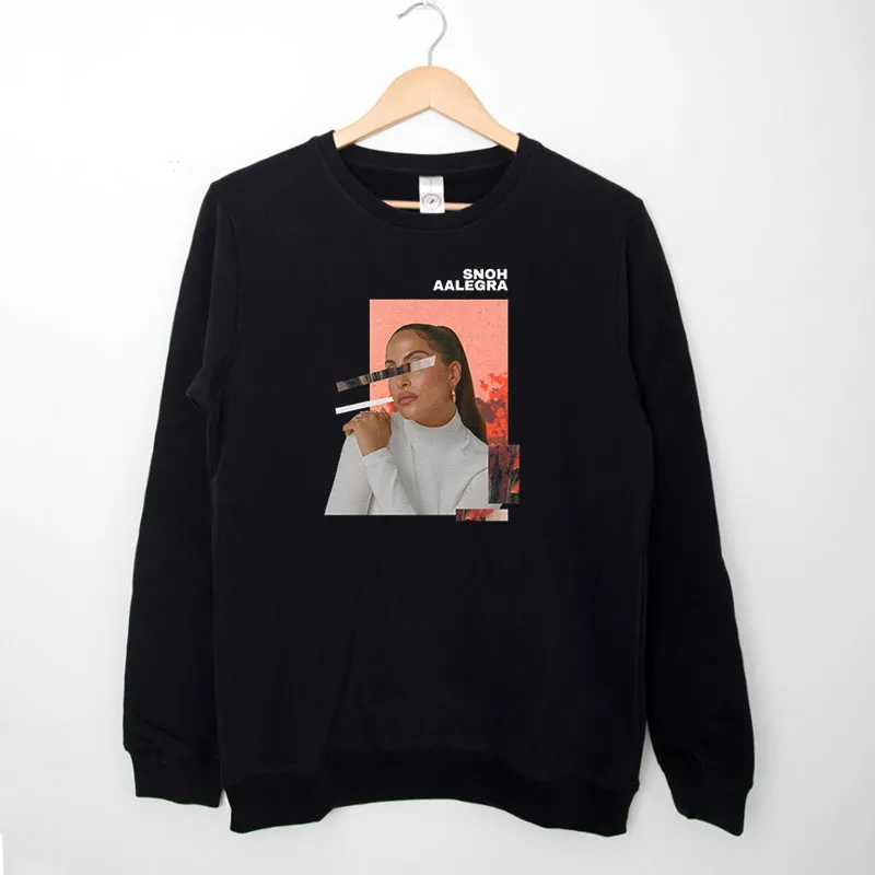 Black Sweatshirt Vintage Inspired Snoh Aalegra Merch Shirt