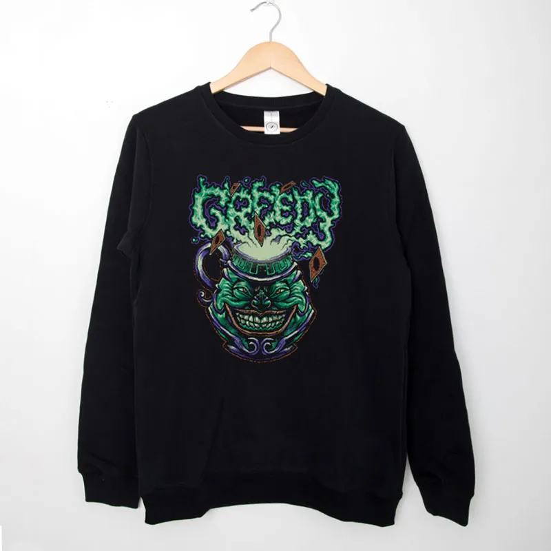 Black Sweatshirt Yugioh Meme Pot Of Greed Shirt