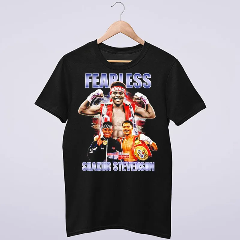 Fearless Wbc World Champions Shakur Stevenson T Shirt
