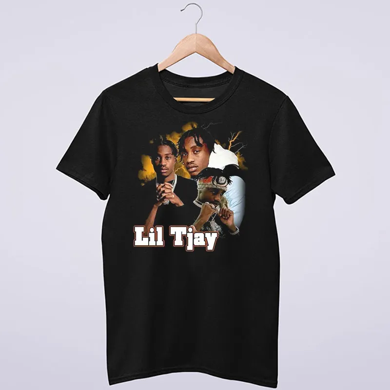 Retro Rapper Music Lil Tjay Merch Shirt