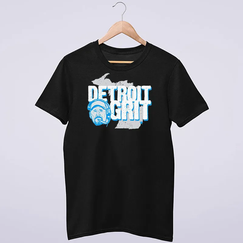 Retro Vintage Lions Detroit Grit Shirt