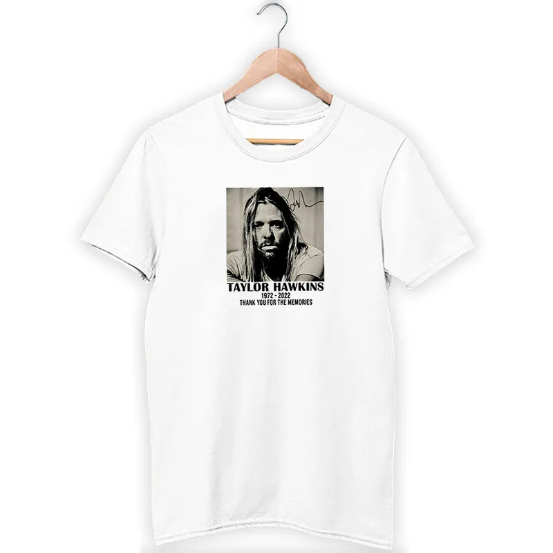 Thank You For The Memories Foo Fighter Band Taylor Hawkins Merch Shirt