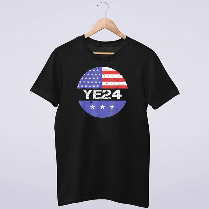 Us Flag Kanye West Ye24 Merch Shirt