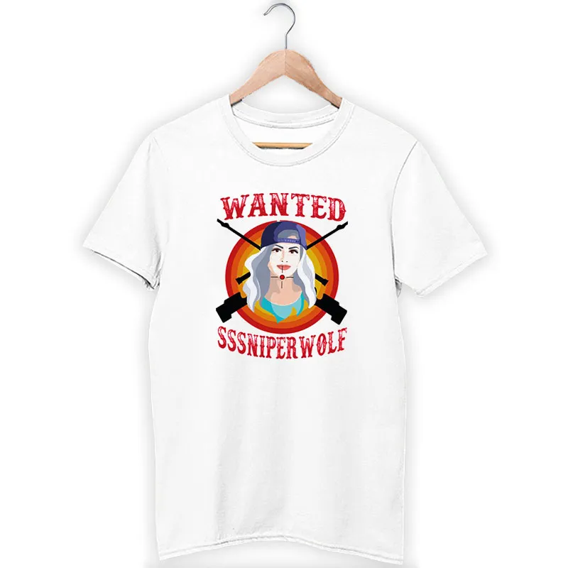 Wanted For Too Cute Sssniperwolf Merch Shirt