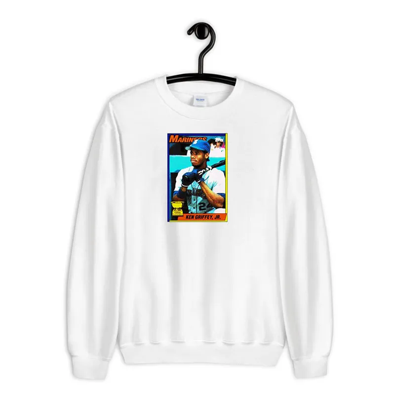 White Sweatshirt Vintage Topps All Star Rookie Ken Griffey Jr Shirt