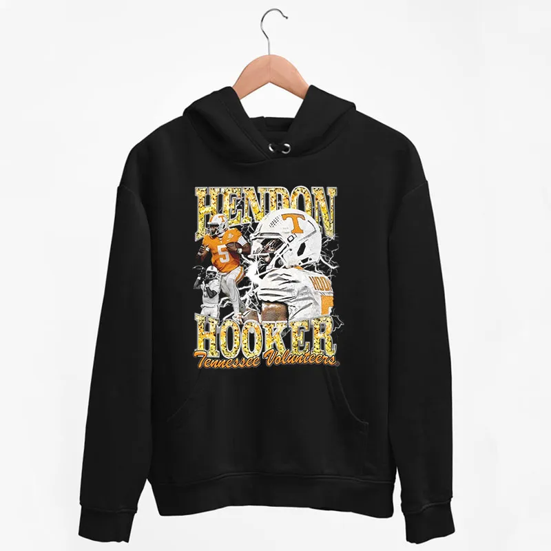 Black Hoodie Vintage Tennessee Volunteers Hendon Hooker T Shirt