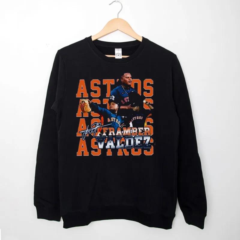Black Sweatshirt Astros World Series Champions Framber Valdez T Shirt
