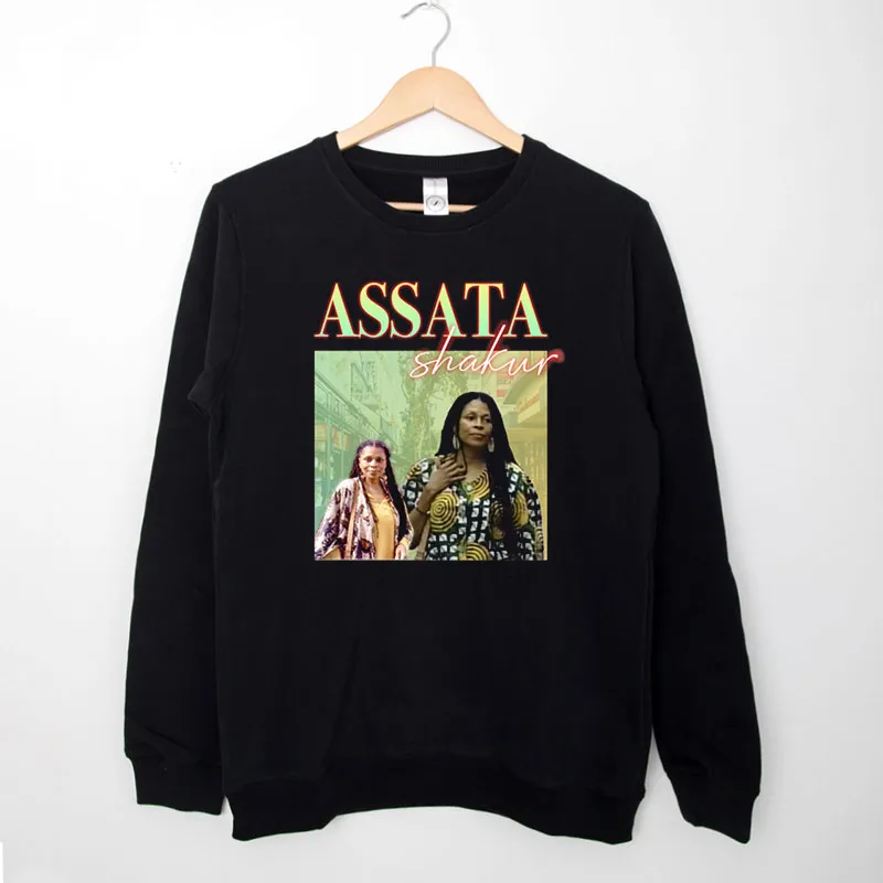 Black Sweatshirt Vintage Inspired Assata Shakur T Shirt