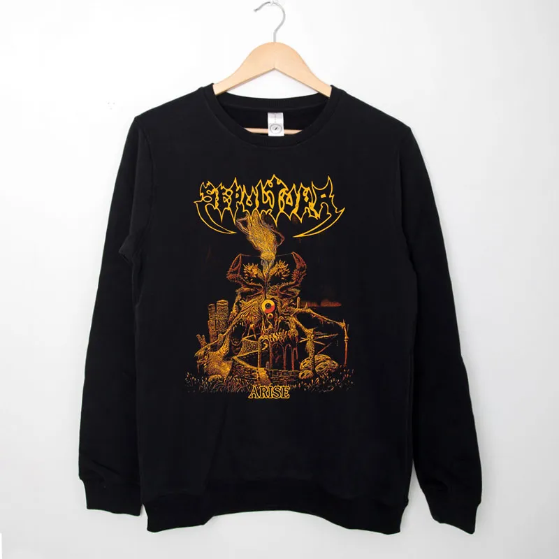 Black Sweatshirt Vintage Inspired Sepultura Arise Shirt