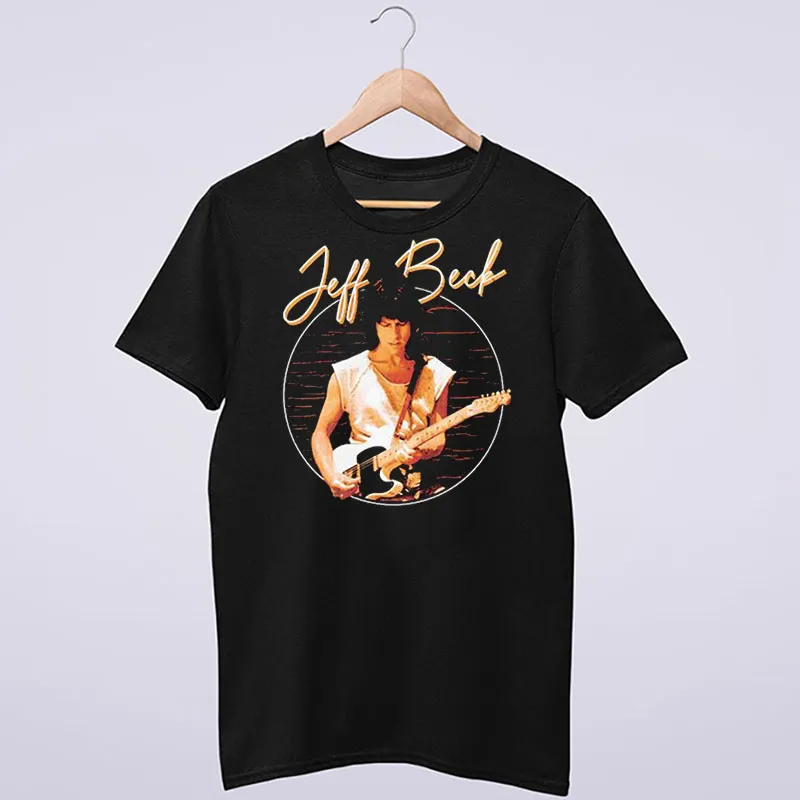 Retro Guitar Playing Jeff Beck Shirt