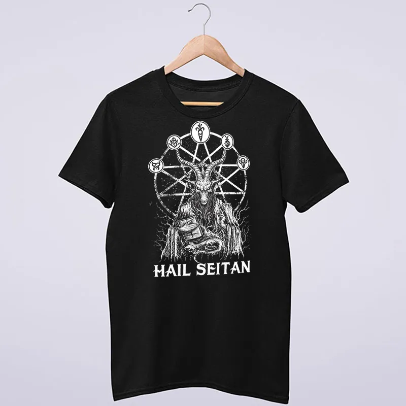 Retro Vintage Hail Seitan Shirt