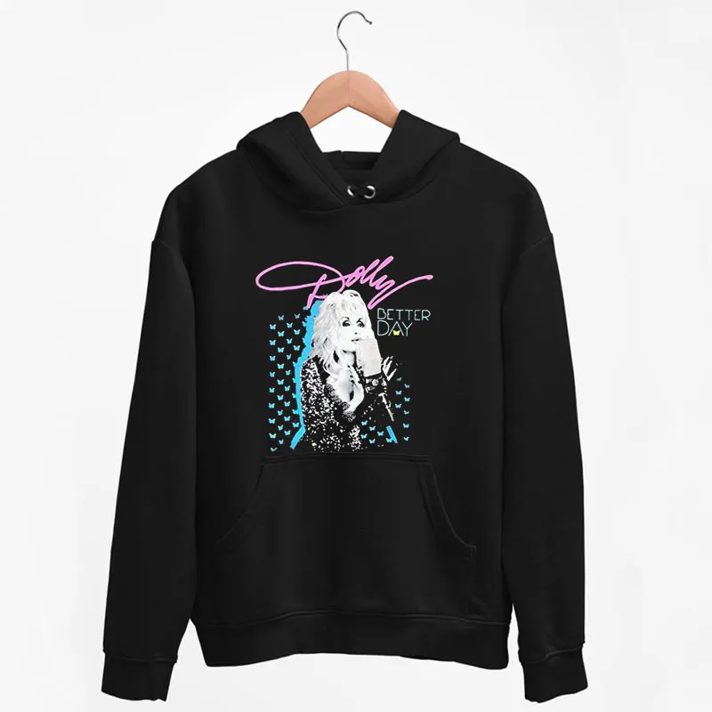 Black Hoodie Better Day Trent Crimm Dolly Shirt