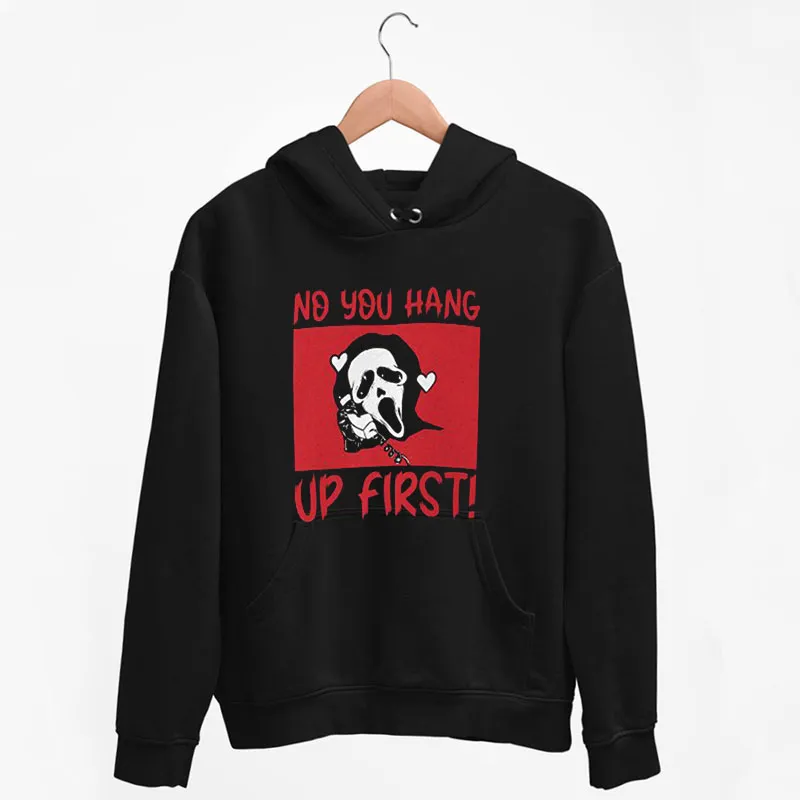 Black Hoodie Ghostface Say No You Hang Up Scream Sweatshirt