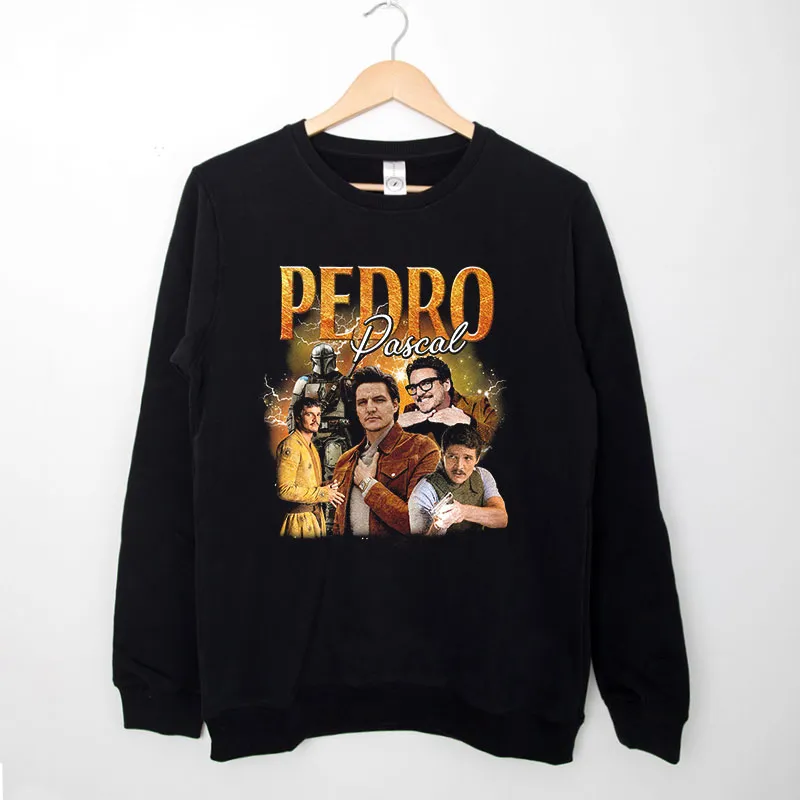 Black Sweatshirt American Actor Pedro Pascal Sweatshirt