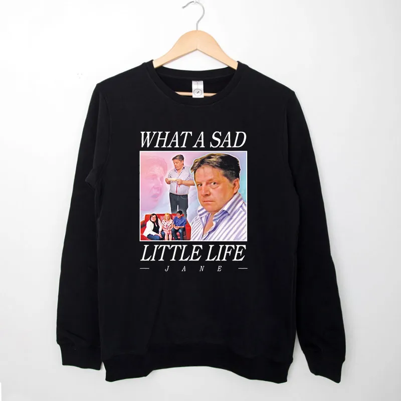 Black Sweatshirt Funny What A Sad Little Life Jane T Shirt