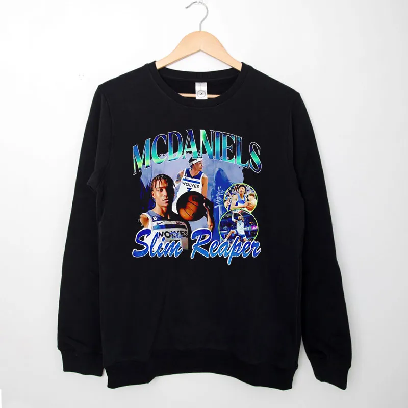 Black Sweatshirt Jaden Mcdaniels Slim Reaper Shirt
