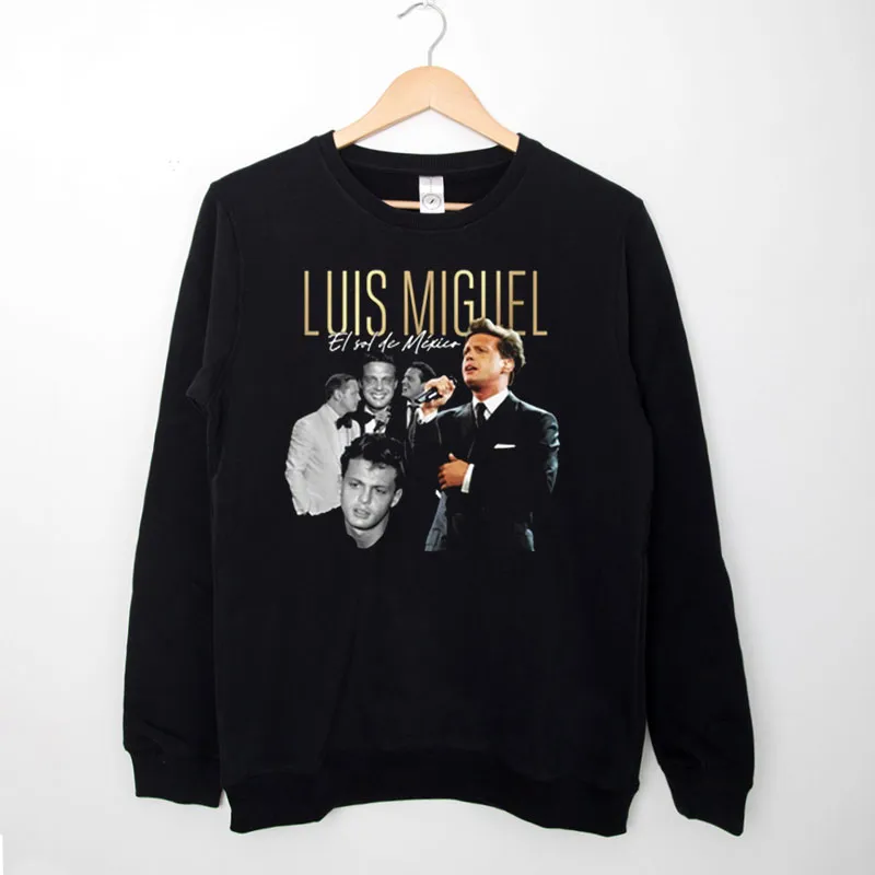 Black Sweatshirt Playera De Luis Miguel T Shirt