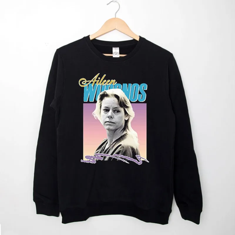 Black Sweatshirt Retro Serial Killer Aileen Wuornos T Shirt
