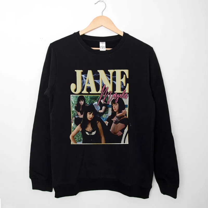 Black Sweatshirt Retro Vintage Jane Margolis Shirt